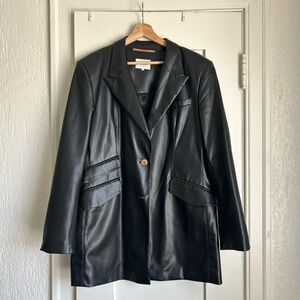 Nanushka Vegan Leather Blazer